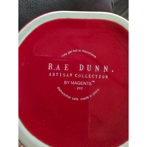 Rae Dunn Health Heroes Mug Red With A Heart On Top - Picture 3 of 5